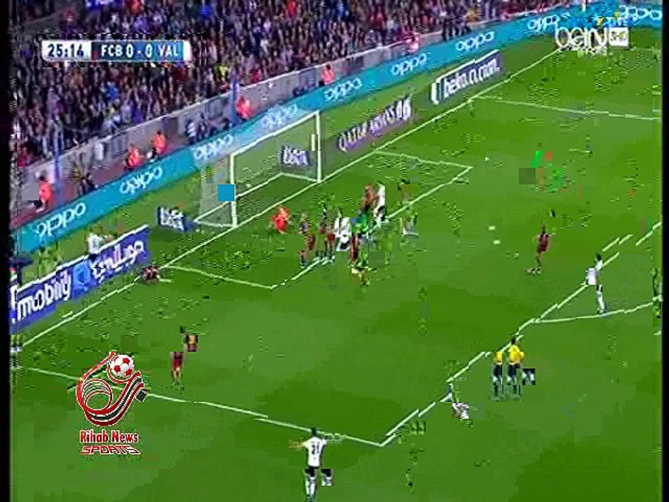 اهداف مباراة ( برشلونة 1-2 فالنسيا ) الدوري الاسباني