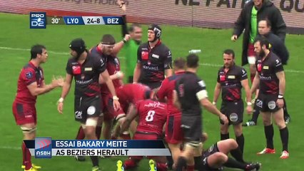 PRO D2 - Résumé Lyon - Béziers: 38-17 - J26 - Saison 2015/2016