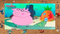 PEPPA PIG en español SE DISFRAZA BOB ESPONJA personajes   Halloween Peppa pig