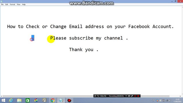 How to Check or Change Email address on your Facebook Account