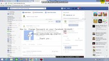 How to  Change Password on your Facebook Account