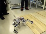 4足歩行ロボット(4) － 段差登り