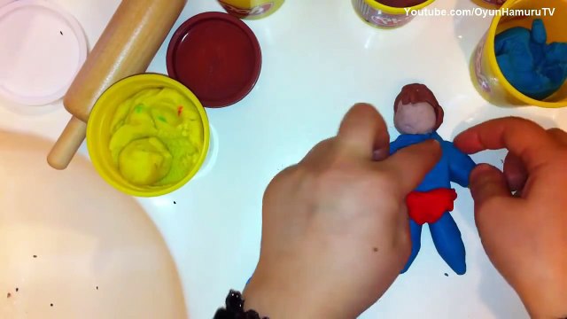 Play Doh Oyun Hamuru ile Süpermen Yapımı