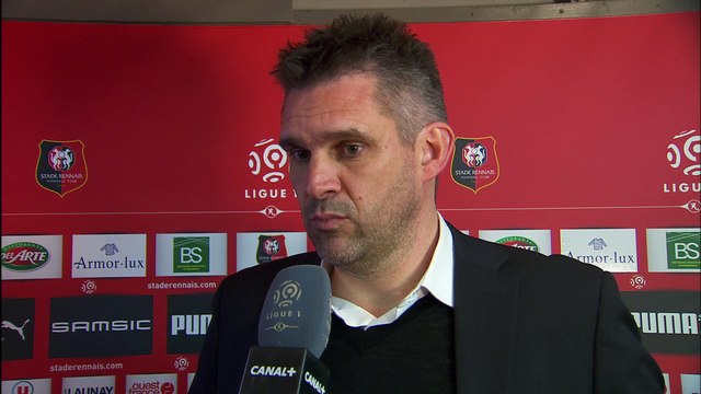 Jocelyn Gourvennec après RENNES-EAG 0-3