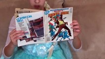 FROZEN ELSA VS GHOST WITH SPIDERMAN & SPIDERGIRL FUN KIDS SUPERHERO MOVIE IN REAL LIFE IRL
