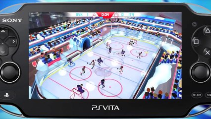 PS Vita - AR play:Table Ice Hockey game walk through