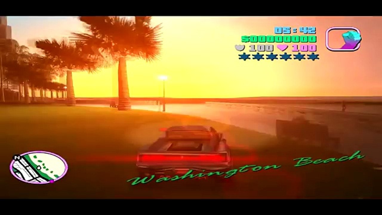 GTA Vice City Miami Vice Tribute Music Video Crokett's Theme