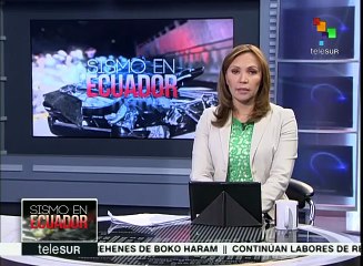 Gobierno ecuatoriano agradece ayuda internacional por sismo