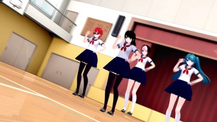 (MMD) Uptown Funk - YANDERE SIMULATOR