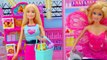 Barbie Doll Grocery Store Market Playset + Shopkins Season 3 Blind Bag Toy Unboxing Cookie