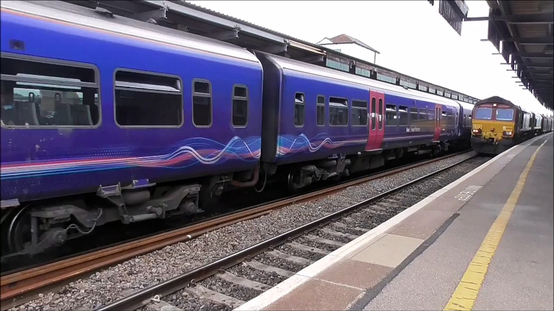 ⁣Freight Trains and Tones at Cholsey 01/08/15