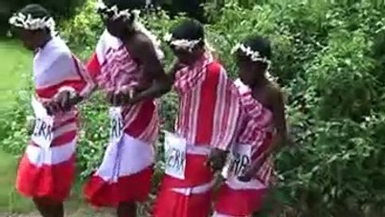 boys wearing girl's costume.