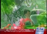 42 Report : Preparations of making big Pakistan flag continue in nasir bagh