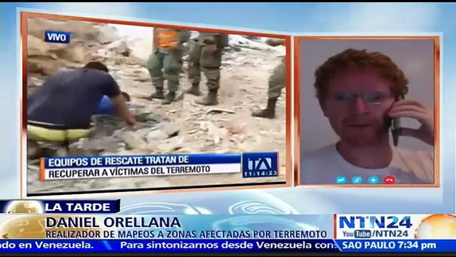 Experto en mapeo de zonas afectadas por terremotos explicó en NTN24 los pasos a seguir tras devastación en Ecuador