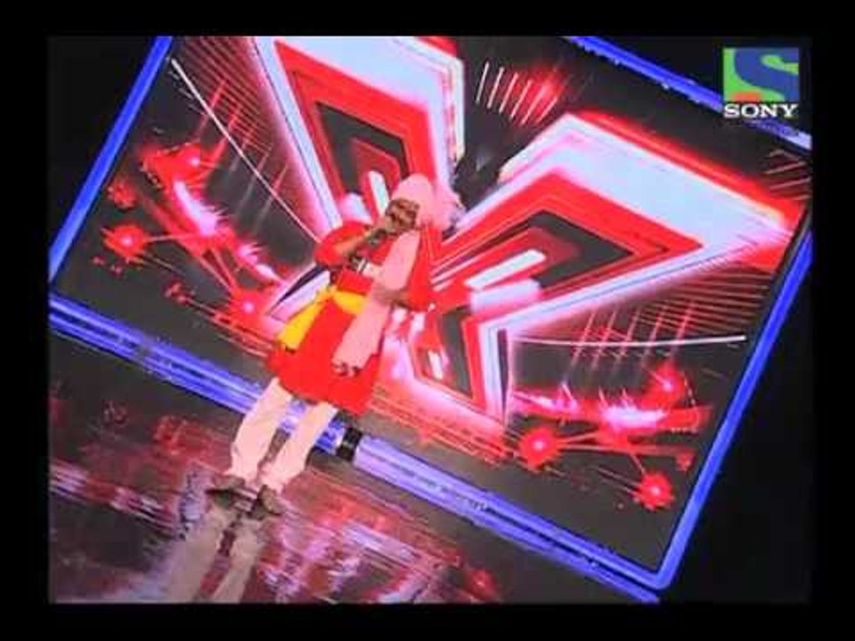 X Factor India - Sharad Bhalerao singing Marathi folk Navri Natali - X Factor India - Episode 1 -  29th May 2011