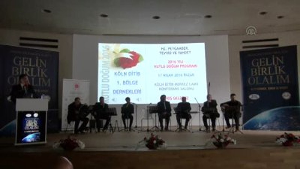 Almanya'da "Kutlu Doğum Haftası" Etkinliği