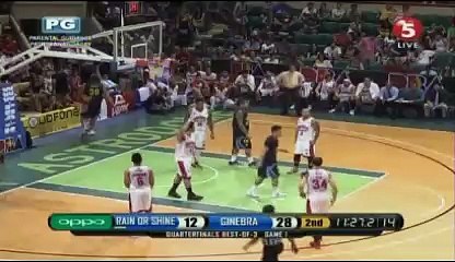 Rain or Shine vs Ginebra April 17 2016 2nd Quarter