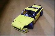 Lego Technic  Motorized Yellow Car 2