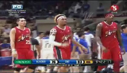 Alaska vs Talk N' Text April 17 2016 4th Quarter