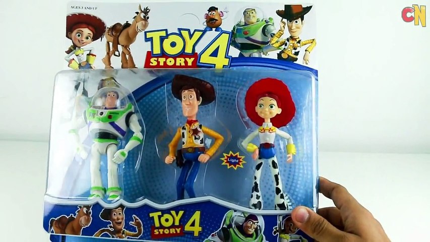 قصة لعبة Toy Story 4 وودي باز يطير جيسي Woody Buzz Lightyear Jessie - العاب  بنات - اولاد Kids Toys - video Dailymotion