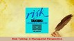 Download  Risk Taking A Managerial Perspective PDF Free