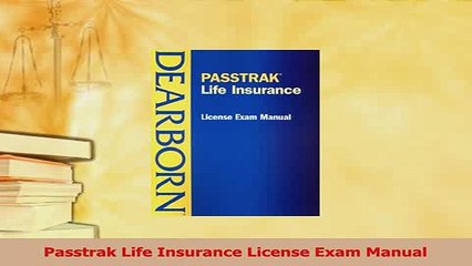 PDF  Passtrak Life Insurance License Exam Manual  Read Online