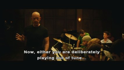 Whiplash Out of tune scene