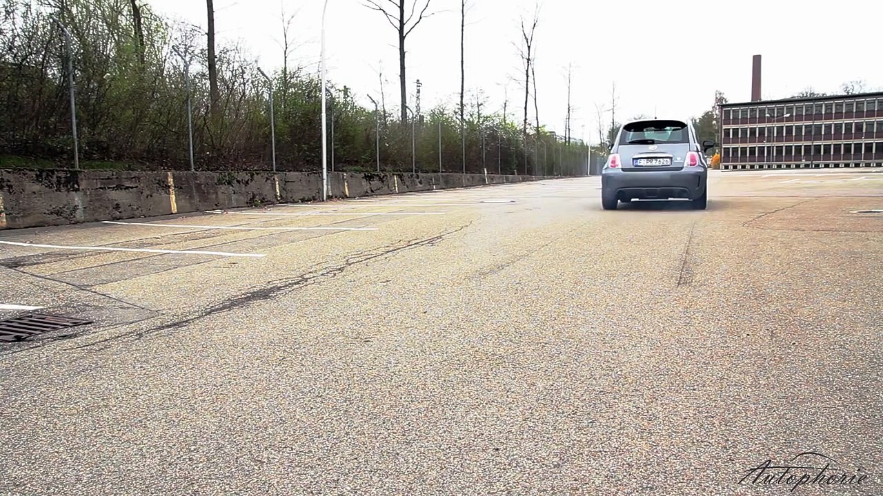 Fiat 500 Abarth 595 Competizione Standing Start TTC off/on Record Monza Exhaust