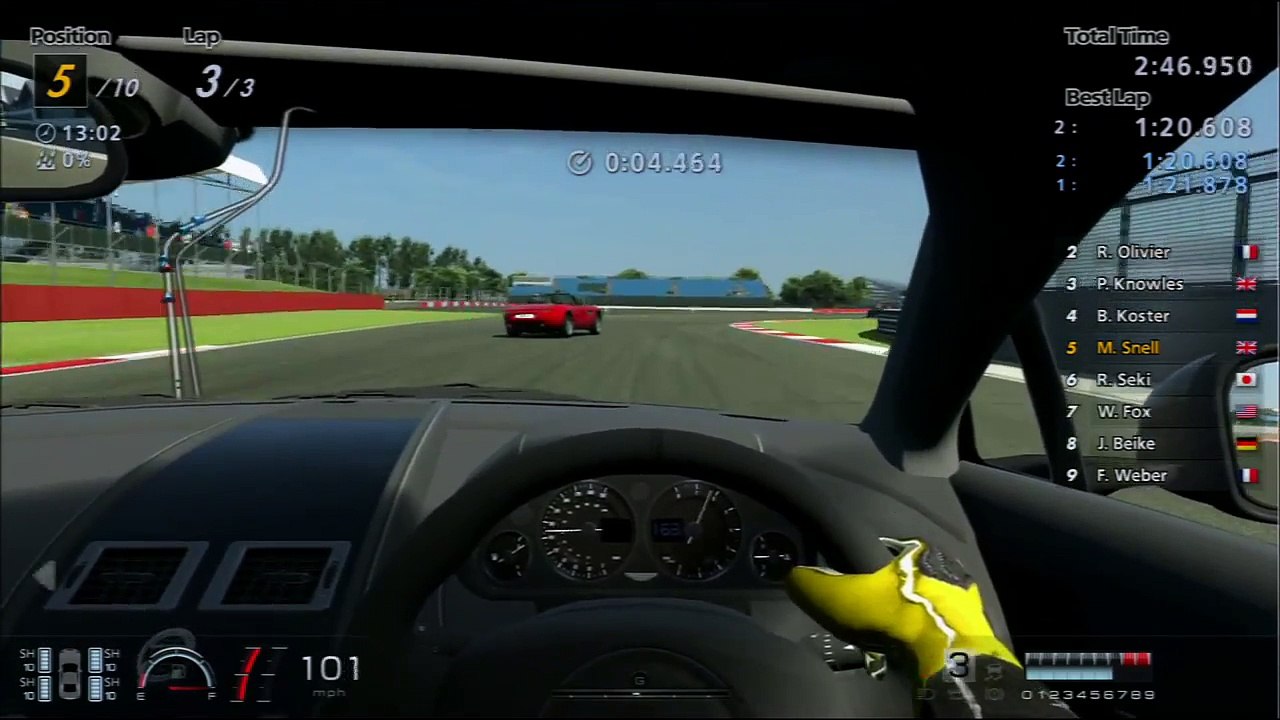 Gran Turismo 6 | GT National Championship Race 1 Silverstone | Aston Martin  V12 Vantage '10