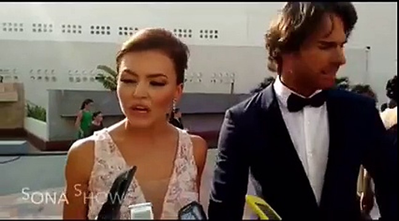 Angelique Boyer y Sebastian Rulli platican sobre #Tr3sVecesAna en #PremiosTVyNovelas