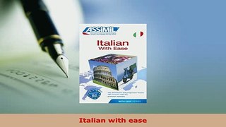 PDF  Italian with ease Download Online