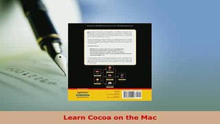 PDF  Learn Cocoa on the Mac Download Full Ebook