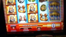 ZEUS II Penny Video Slot Machine with BONUS, SUPER RESPINS and BIG WINS Las Vegas Casino