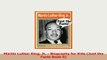 PDF  Martin Luther King Jr  Biography for Kids Just the Facts Book 6 Read Full Ebook