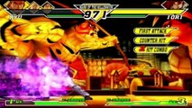 Lets Play Capcom Vs. SNK 2 Mark Of The Millennium 2001 PS2 Mark VS Jamie Battle 25