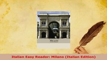 PDF  Italian Easy Reader Milano Italian Edition Read Full Ebook