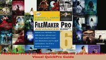 PDF  FileMaker Pro 6 Advanced for Windows and Macintosh Visual QuickPro Guide Download Full Ebook