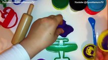 Oyun Hamuru Şekilleri ile Uçak ve Araba Yapımı (Play Doh How To Make Plane and Car)