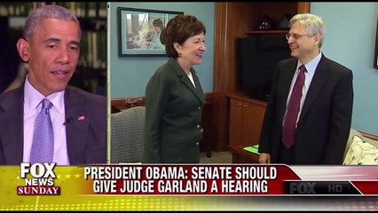 President Obama "Fox News Sunday" Full Interview. Tears Into GOP for Supreme Court Obstruction