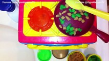 Play Doh Oyun Hamuru ve Oyuncak Fırın ile Yemek Pişirmek, Play dough Cooking!