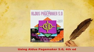 PDF  Using Aldus Pagemaker 50 4th ed Download Online
