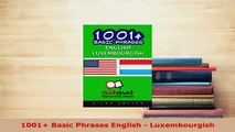 PDF  1001 Basic Phrases English  Luxembourgish Read Online