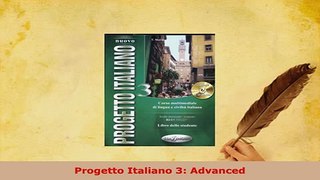 PDF  Progetto Italiano 3 Advanced Read Online