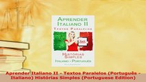 PDF  Aprender Italiano II  Textos Paralelos Português  Italiano Histórias Simples Download Online