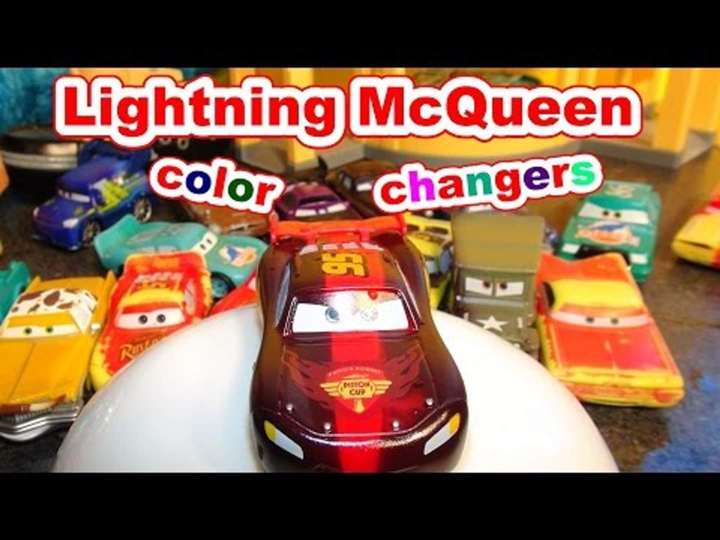 lightning mcqueen color changing cars