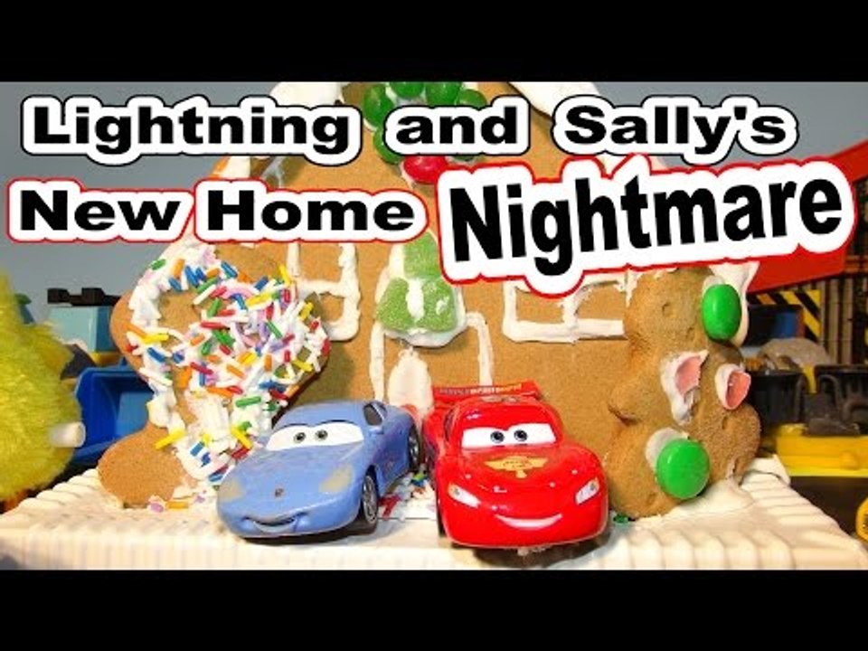 Pixar Cars Kids Toys Lightning McQueen Nigthtmare with Screaming Banshee Sally Mater and Fillmore