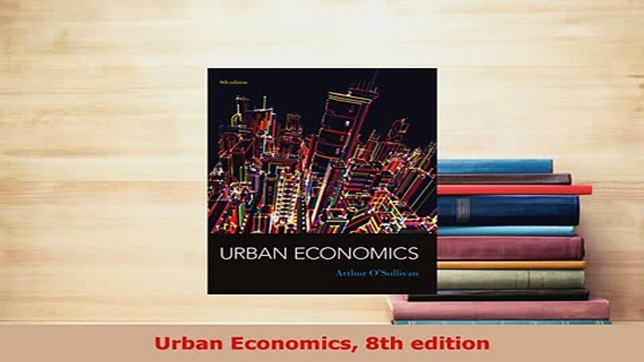 Download  Urban Economics 8th edition Ebook