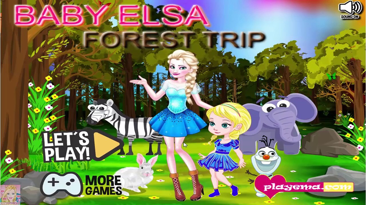 Baby Elsa Forest Trip - Frozen Princess Elsa Games for Kids