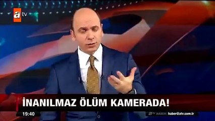 inanılmaz ölüm kamerada!