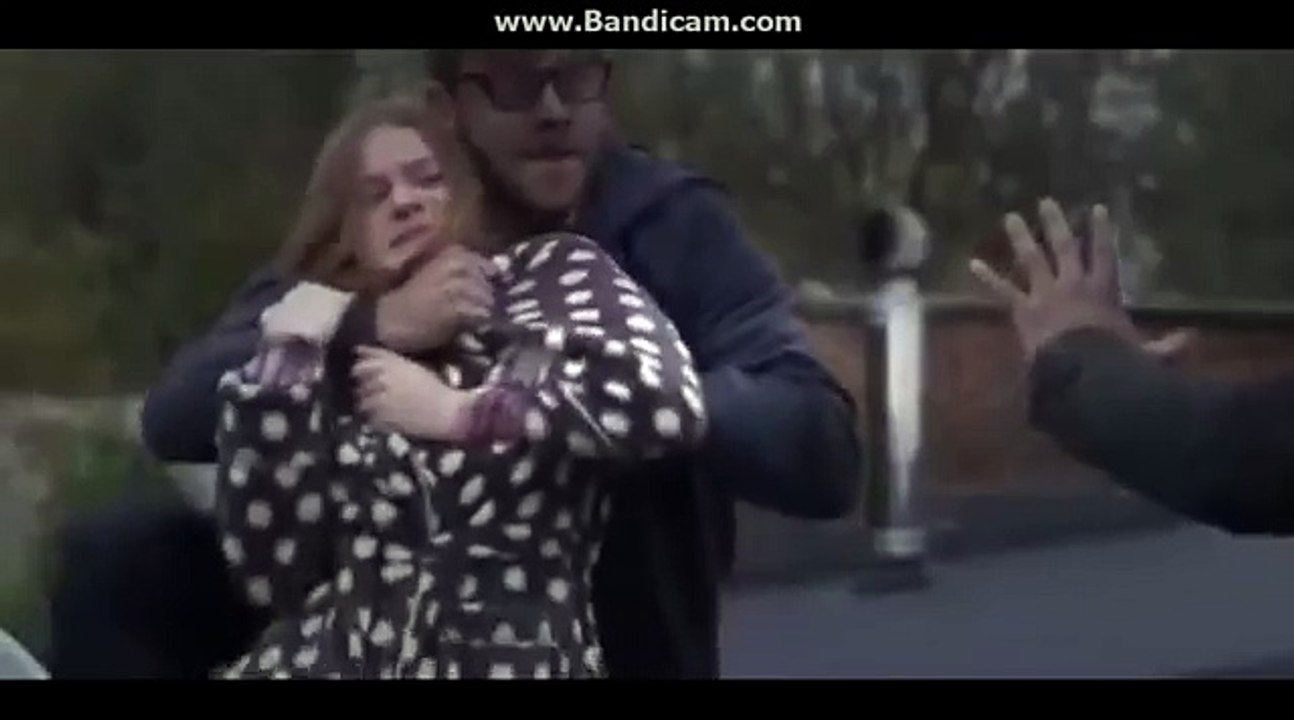 Hollyoaks Nico pushes Will off the hospital roof